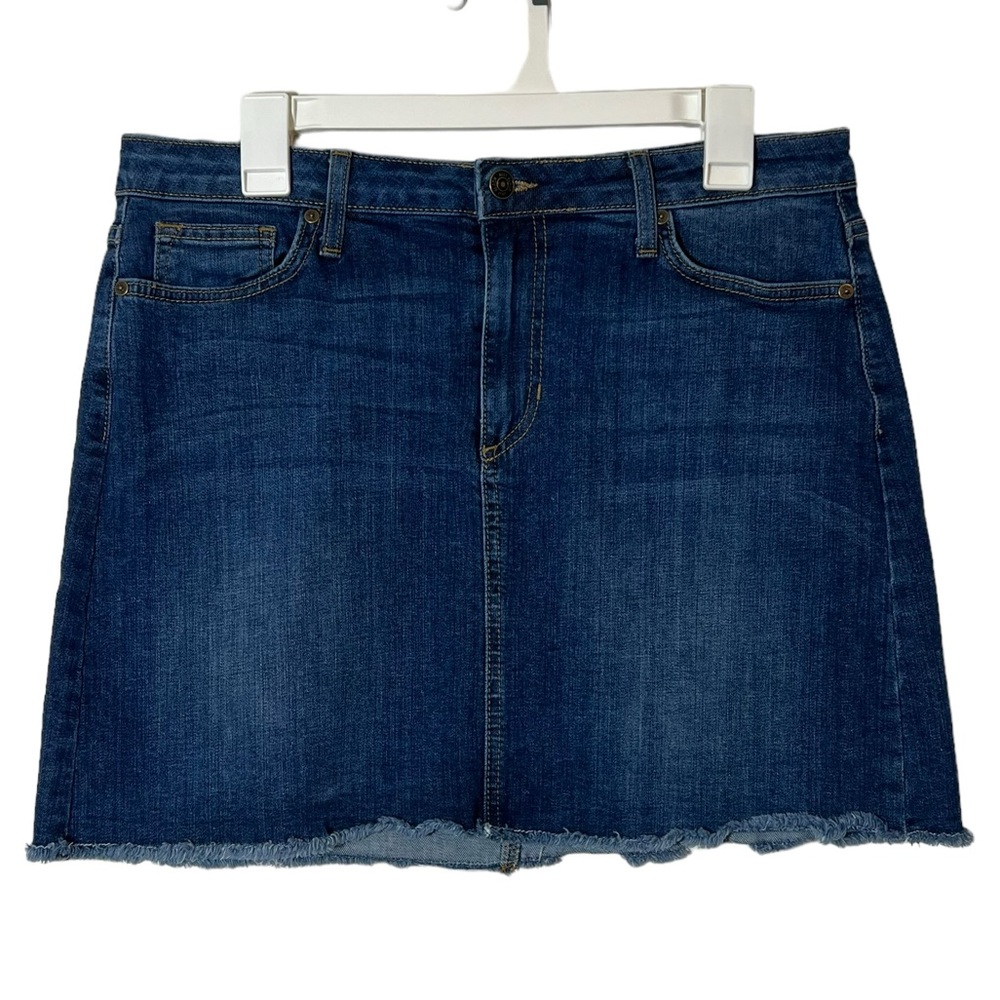 Just Black denim mini skirt Large
